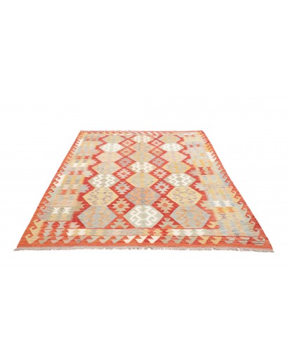 Tappeto Kilim Afghanistan marrone beige 168x240