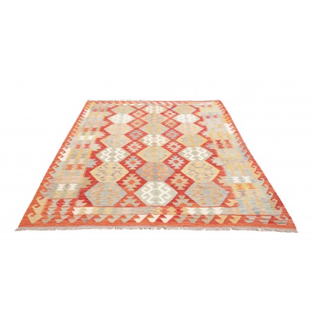 Tappeto Kilim Afghanistan marrone beige 168x240