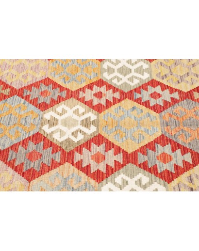 Tappeto Kilim Afghanistan marrone beige 168x240