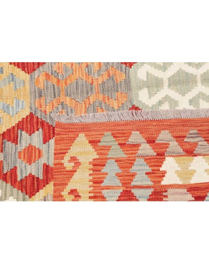 Tappeto Kilim Afghanistan marrone beige 168x240