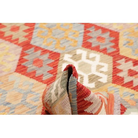 Tappeto Kilim Afghanistan marrone beige 168x240