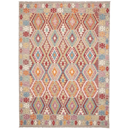 Tappeto Kilim Afghanistan marrone 186x254