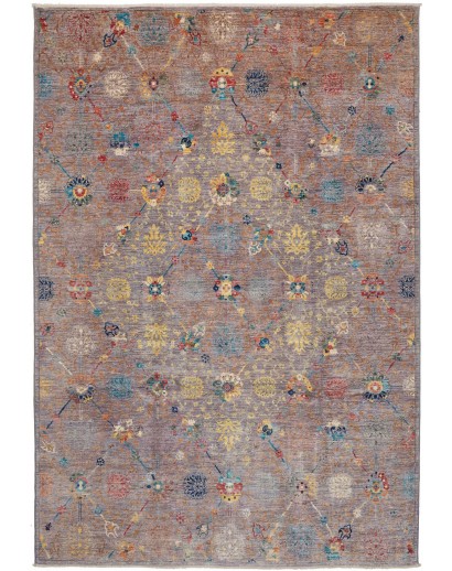 Tappeto Shahi Fine Pakistan bianco grigio 201x292