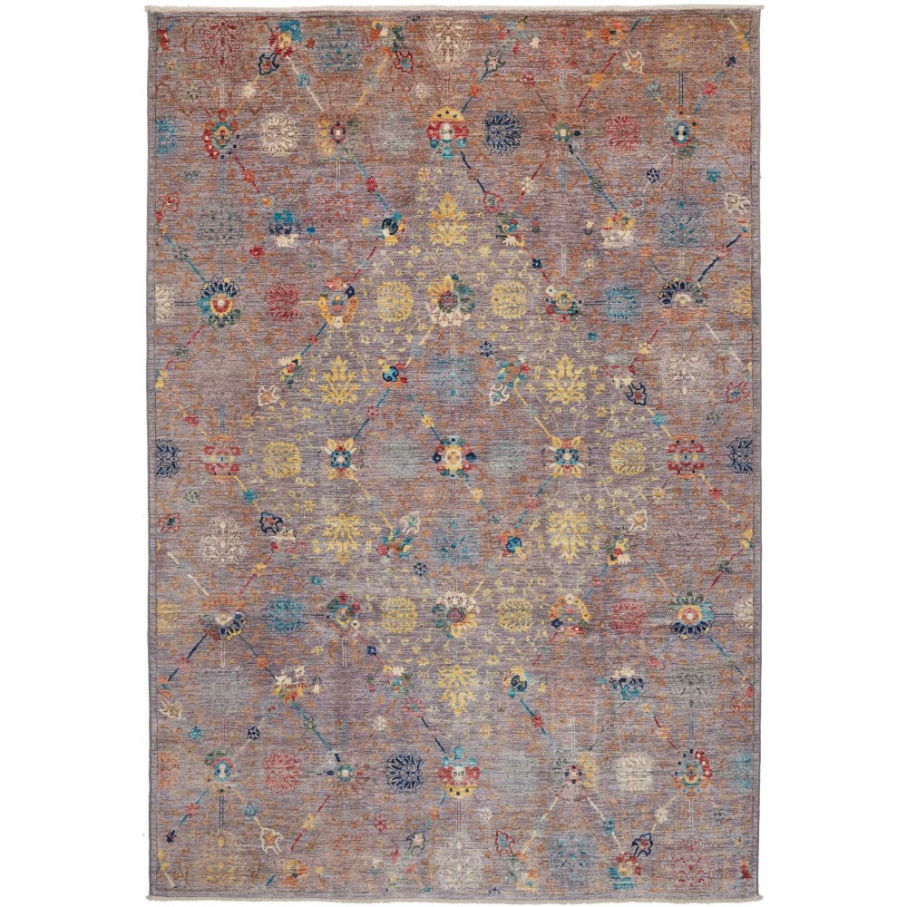 Tappeto Shahi Fine Pakistan bianco grigio 201x292 Tappeto Shahi Fine Pakistan bianco grigio 201x292