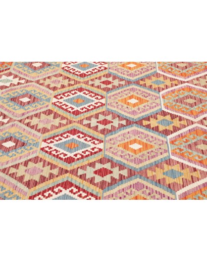 Tappeto Kilim Afghanistan marrone 186x254