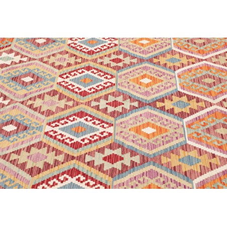 Tappeto Kilim Afghanistan marrone 186x254