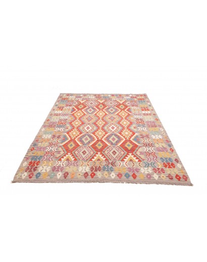 Tappeto Kilim Afghanistan marrone 174x249