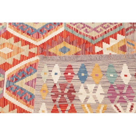 Tappeto Kilim Afghanistan marrone 174x249