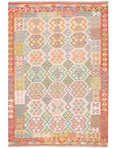 Tappeto Kilim Afghanistan marrone 172x245