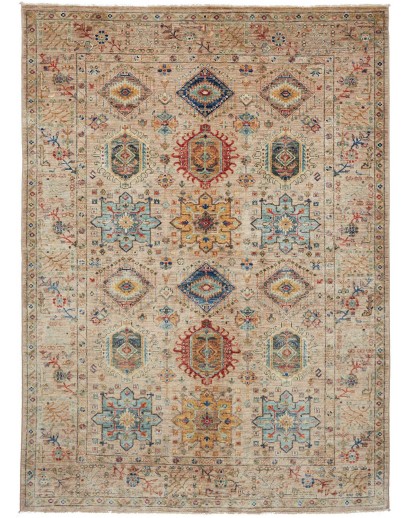 Tappeto Tribal Pakistan marrone grigio 169x235