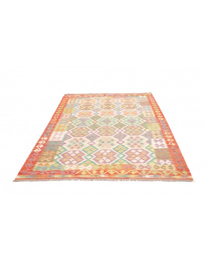 Tappeto Kilim Afghanistan marrone 172x245