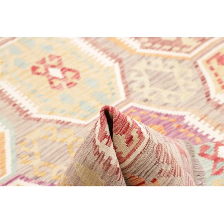 Tappeto Kilim Afghanistan beige rosso 174x247