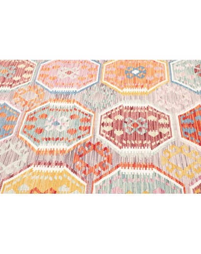 Tappeto Kilim Afghanistan beige marrone 184x253