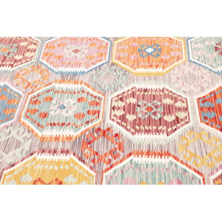 Tappeto Kilim Afghanistan beige marrone 184x253