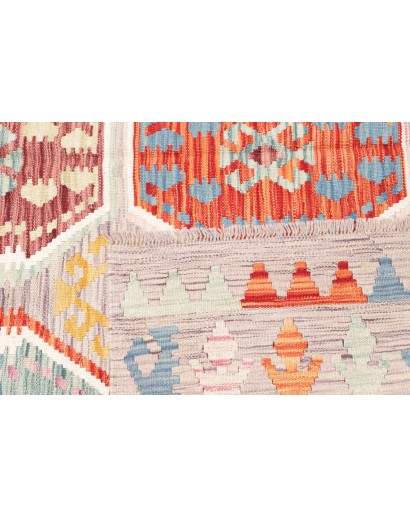 Tappeto Kilim Afghanistan beige marrone 184x253