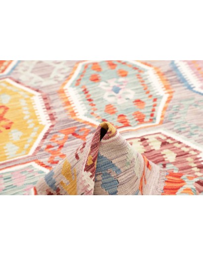 Tappeto Kilim Afghanistan beige marrone 184x253