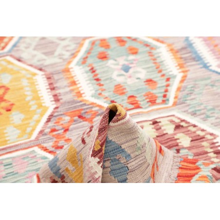 Tappeto Kilim Afghanistan beige marrone 184x253