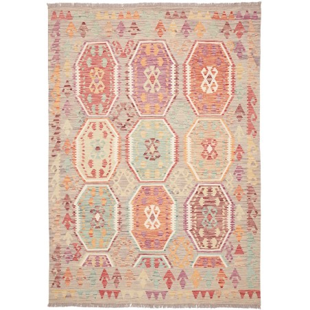 Tappeto Kilim Afghanistan marrone beige 172x240