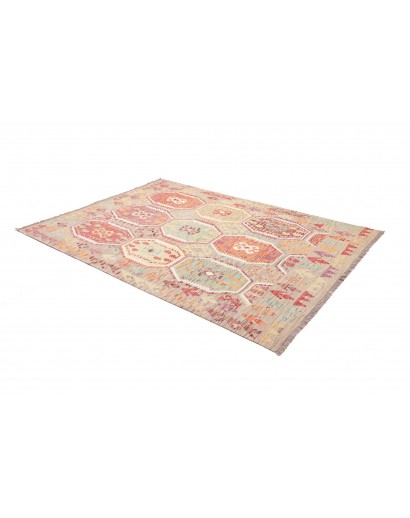 Tappeto Kilim Afghanistan marrone beige 172x240