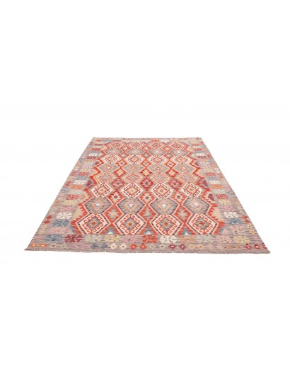 Tappeto Kilim Afghanistan marrone beige 180x250