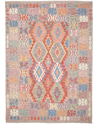 Tappeto Kilim Afghanistan marrone 178x253