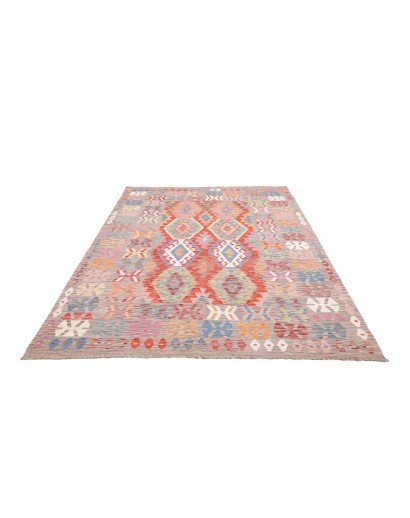 Tappeto Kilim Afghanistan marrone 178x253