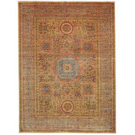Tappeto Mamlouk Pakistan arancione giallo 173x234