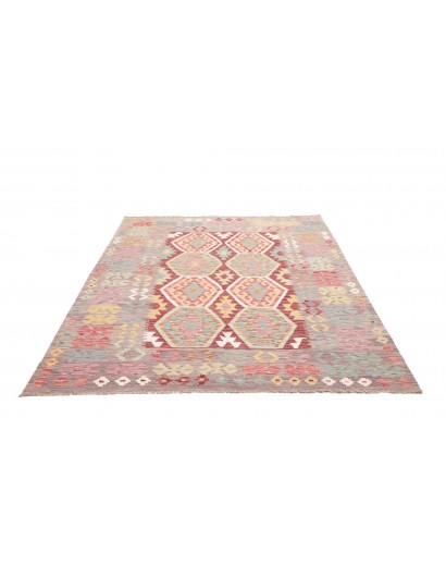 Tappeto Kilim Afghanistan beige marrone 174x238