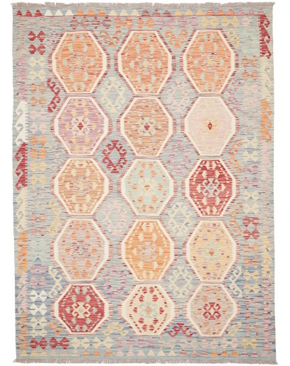 Tappeto Kilim Afghanistan beige marrone 178x240