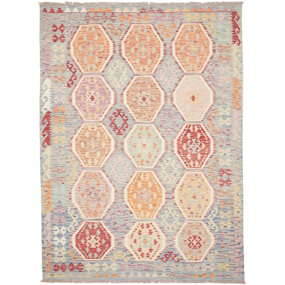 Tappeto Kilim Afghanistan beige marrone 178x240