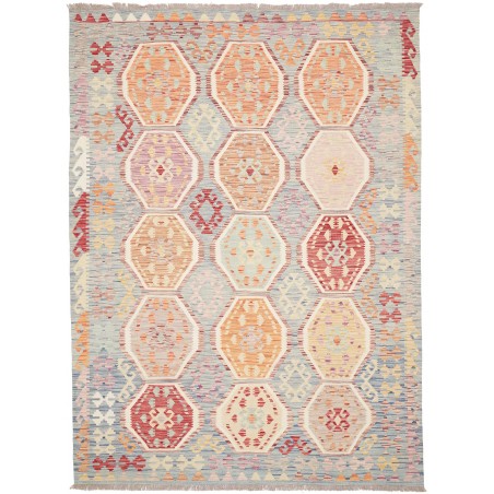 Tappeto Kilim Afghanistan beige marrone 178x240