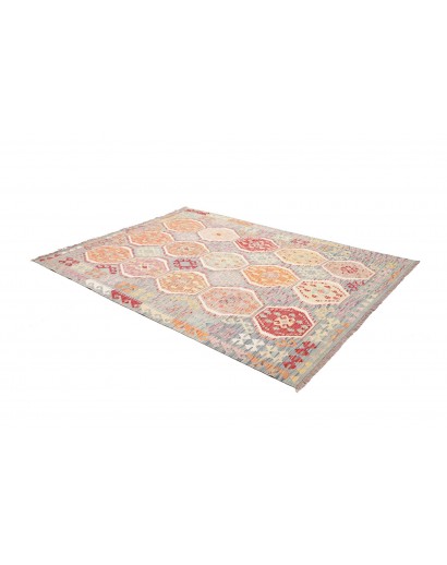 Tappeto Kilim Afghanistan beige marrone 178x240