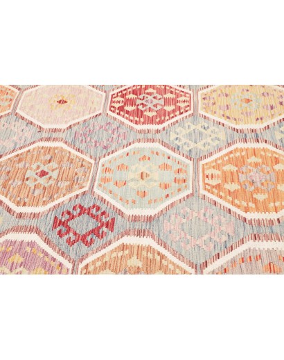 Tappeto Kilim Afghanistan beige marrone 178x240