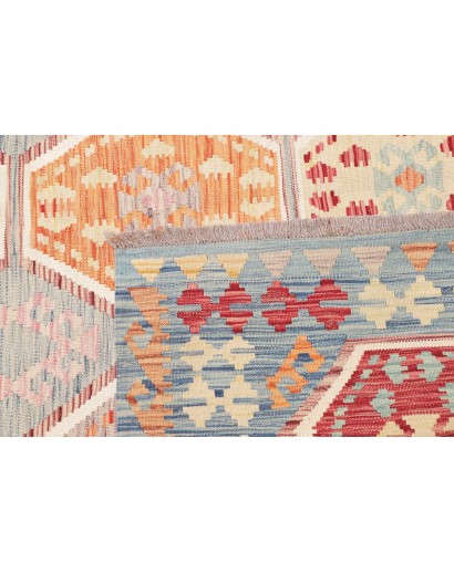 Tappeto Kilim Afghanistan beige marrone 178x240