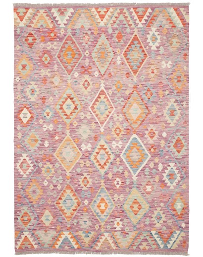 Tappeto Kilim Afghanistan marrone 171x247