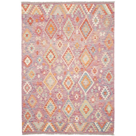 Tappeto Kilim Afghanistan marrone 171x247