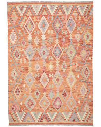 Tappeto Kilim Afghanistan marrone 150x150