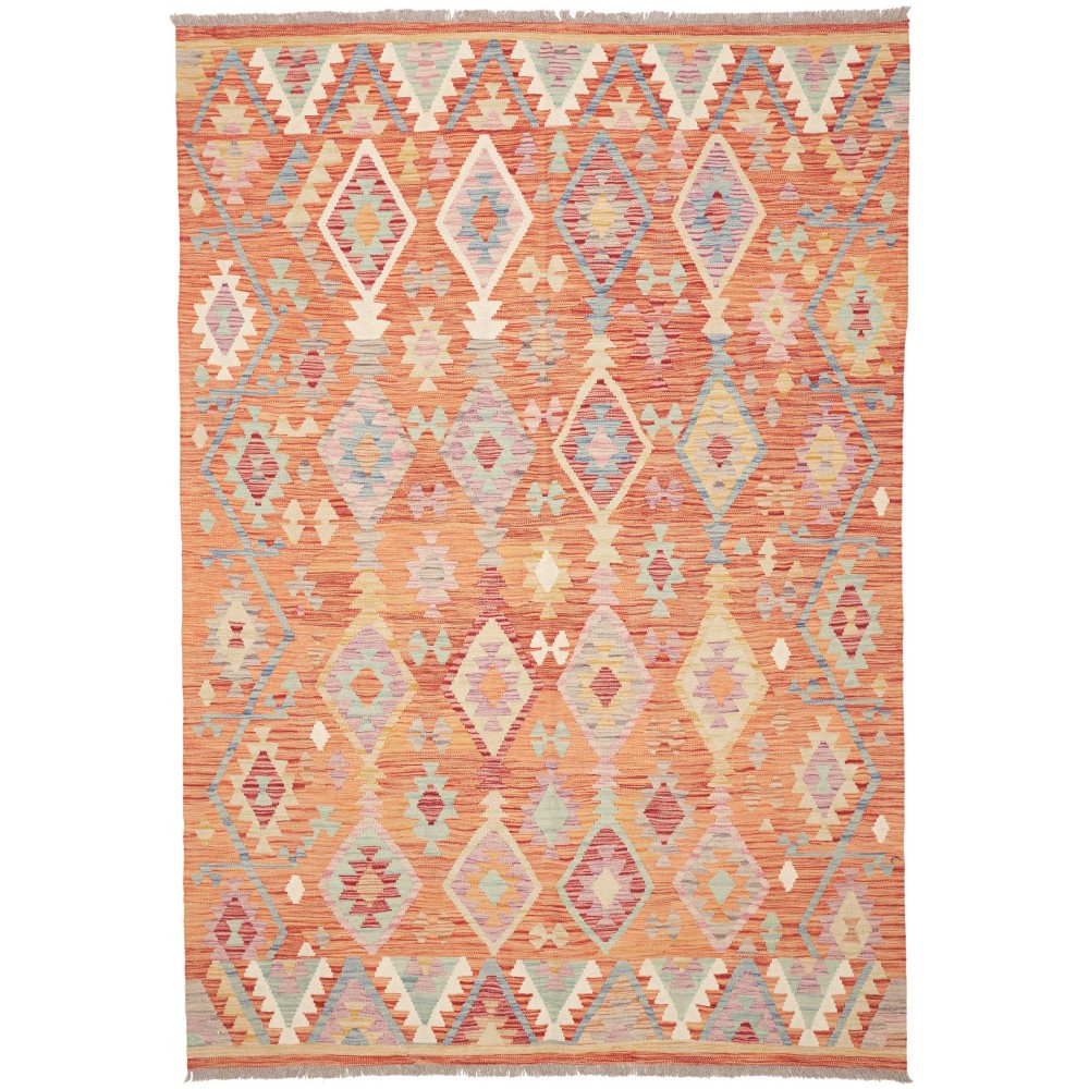 Tappeto Kilim Afghanistan marrone 150x150