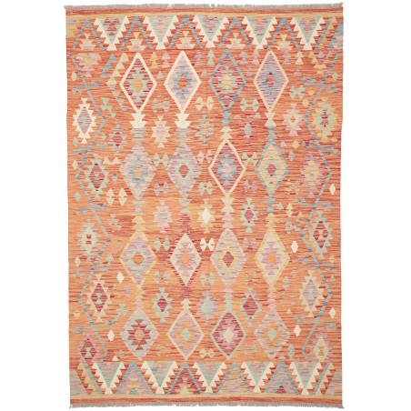Tappeto Kilim Afghanistan marrone 150x150