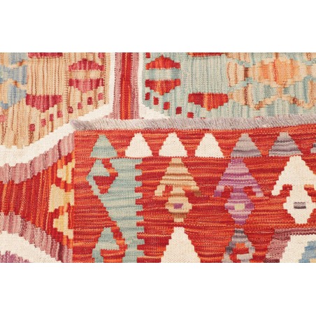 Tappeto Kilim Afghanistan marrone rosso 172x246