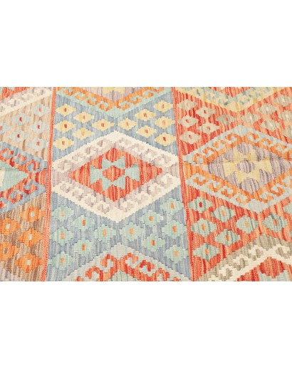 Tappeto Kilim Afghanistan beige rosso 173x242