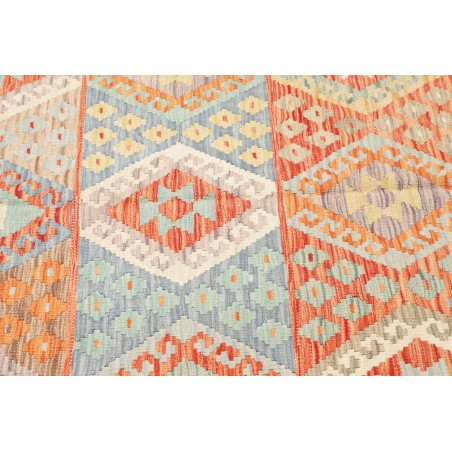 Tappeto Kilim Afghanistan beige rosso 173x242