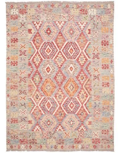 Tappeto Kilim Afghanistan marrone 180x249