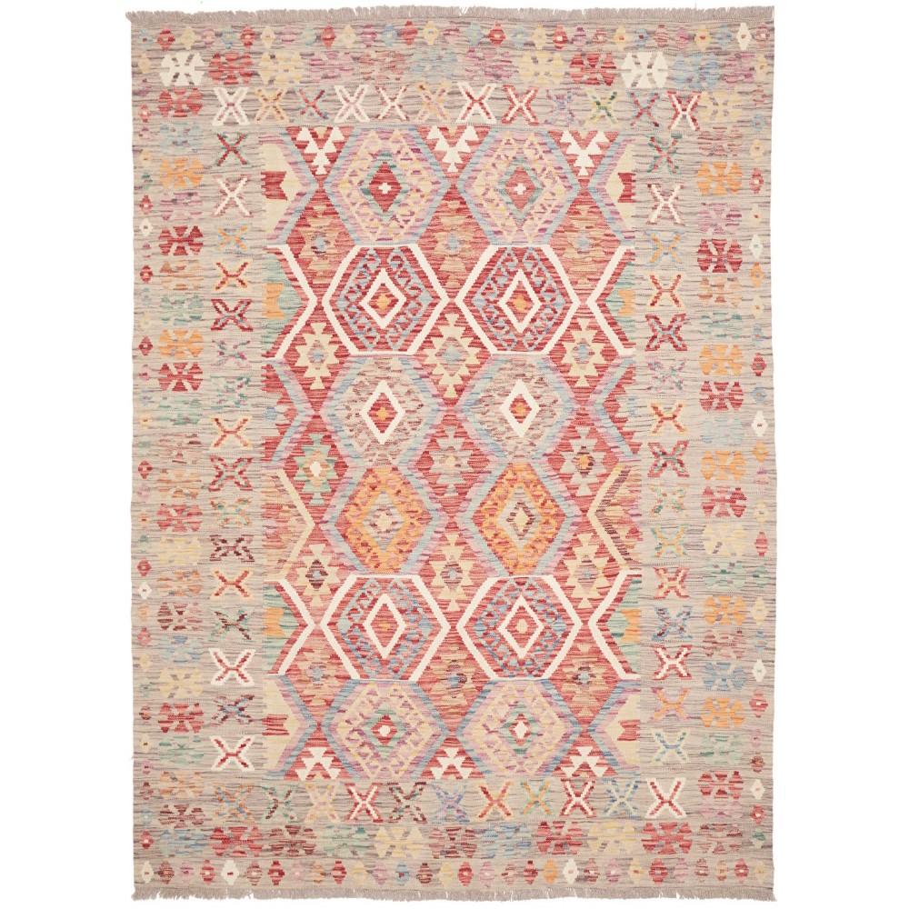 Tappeto Kilim Afghanistan marrone 180x249