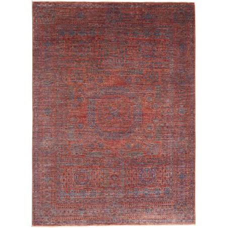 Tappeto Mamlouk Pakistan azzurro marrone 165x229