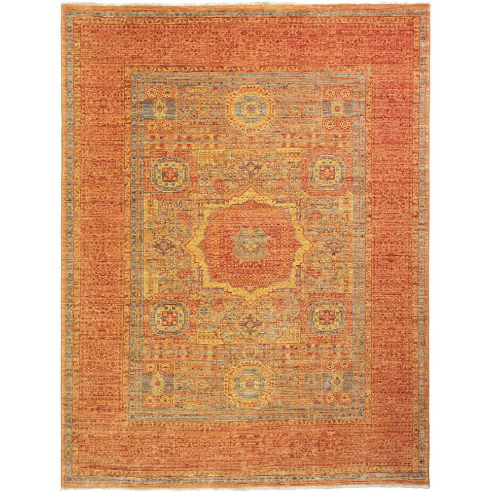 Tappeto Mamlouk Pakistan arancione 153x196 Tappeto Mamlouk Pakistan arancione 153x196