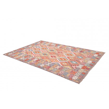 Tappeto Kilim Afghanistan marrone grigio 179x243