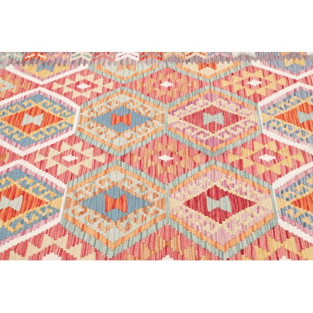 Tappeto Kilim Afghanistan marrone grigio 179x243