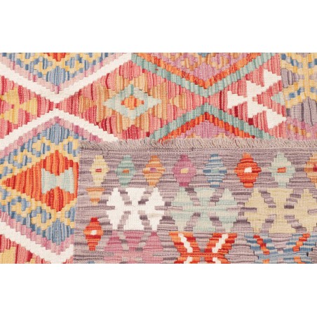 Tappeto Kilim Afghanistan marrone grigio 179x243