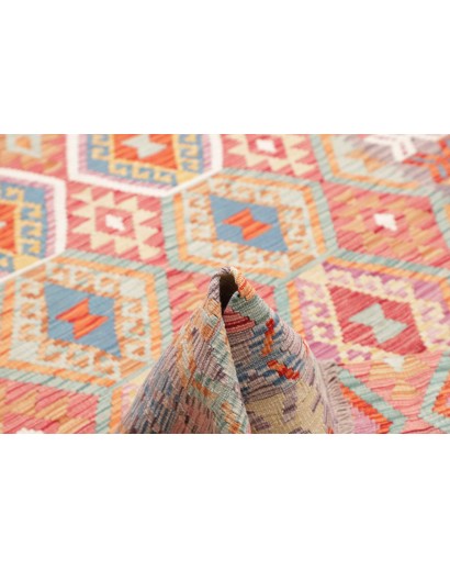 Tappeto Kilim Afghanistan marrone grigio 179x243